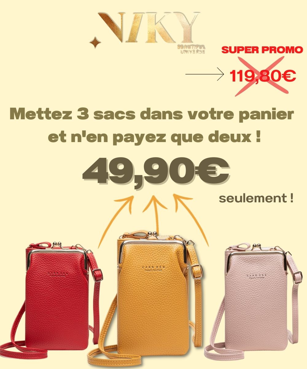 Votre 3ème Mini Sac Bandoulière Aurora® Offert !!!🎁