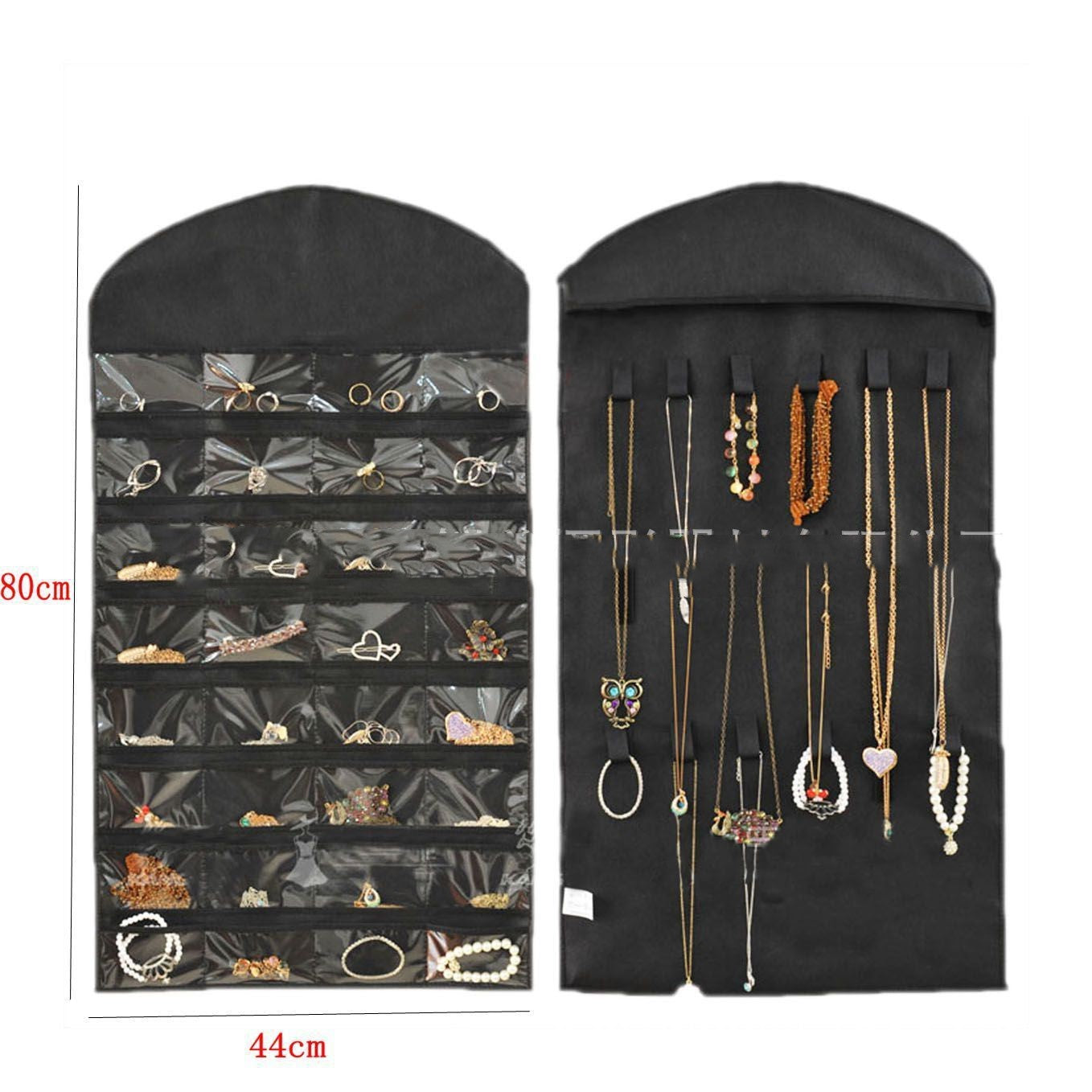 Sac de rangement suspendu pour bijoux